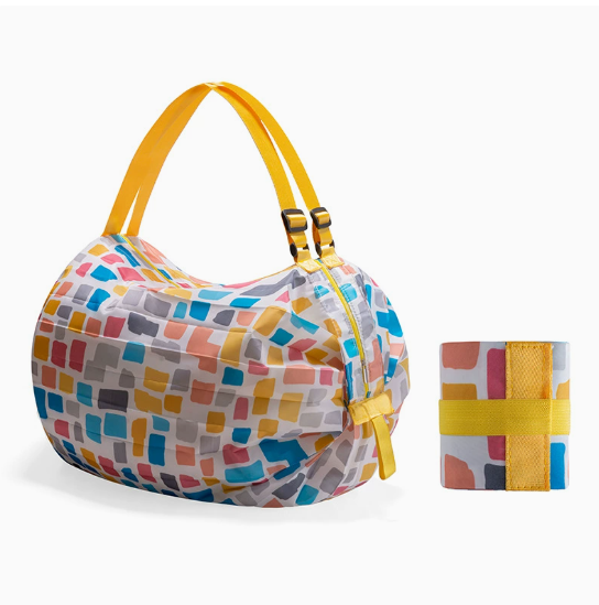 Bolsa Tote Reutilizable Plegable e Impermeable para Compras